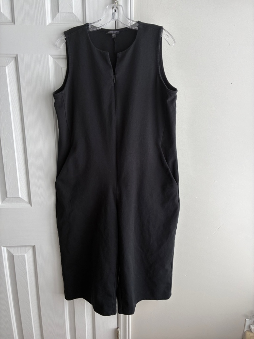 Eileen Fisher cropped midi jumpsuit